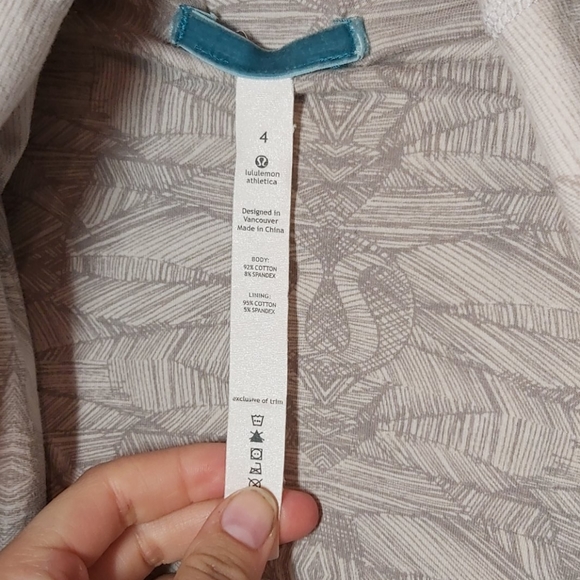 Grey Lululemon cardigan wrap sweater - Picture 2 of 4